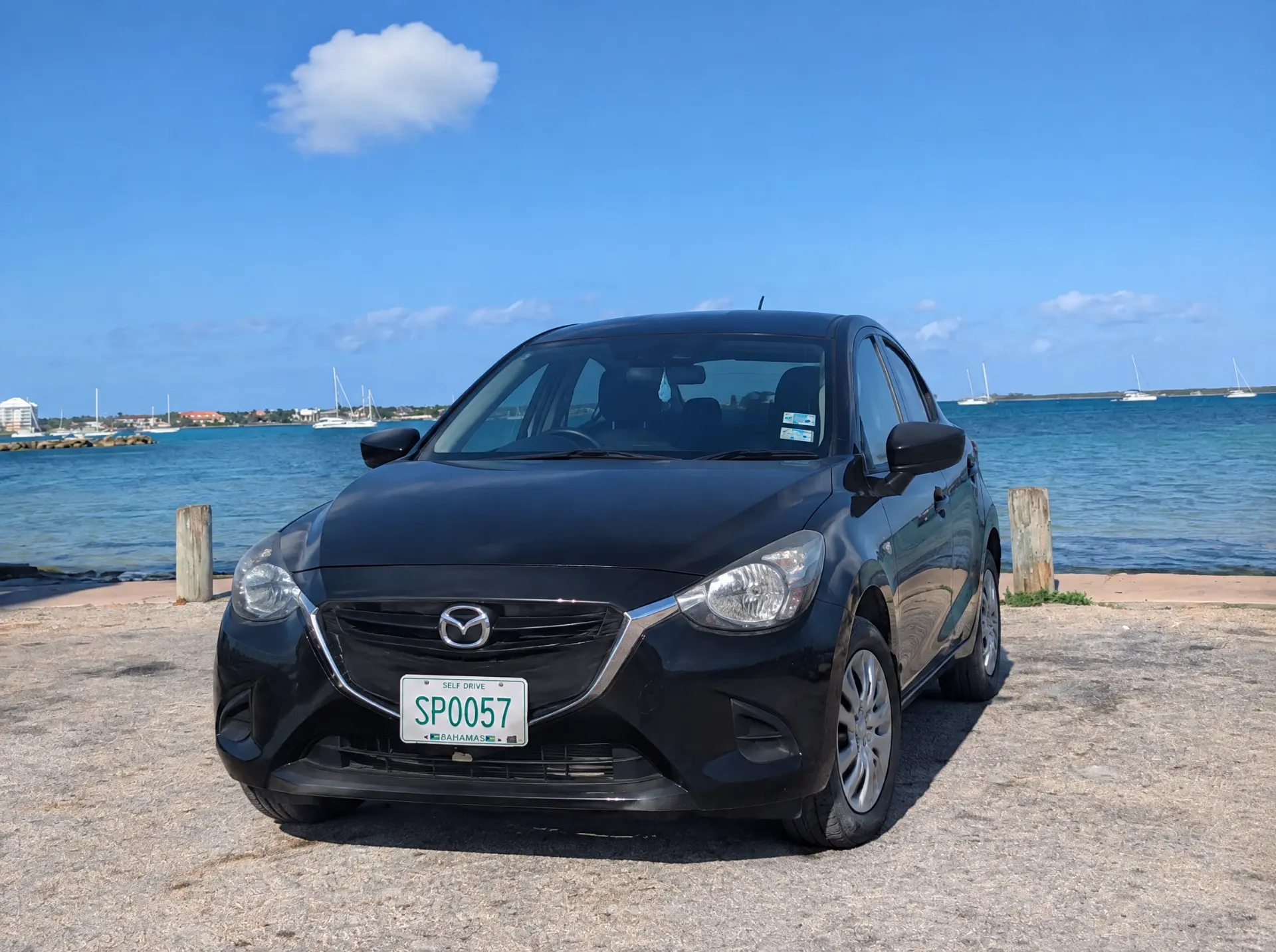 Mazda Demio or similar rental car available from A2B Car Rentals in Nassau, Bahamas